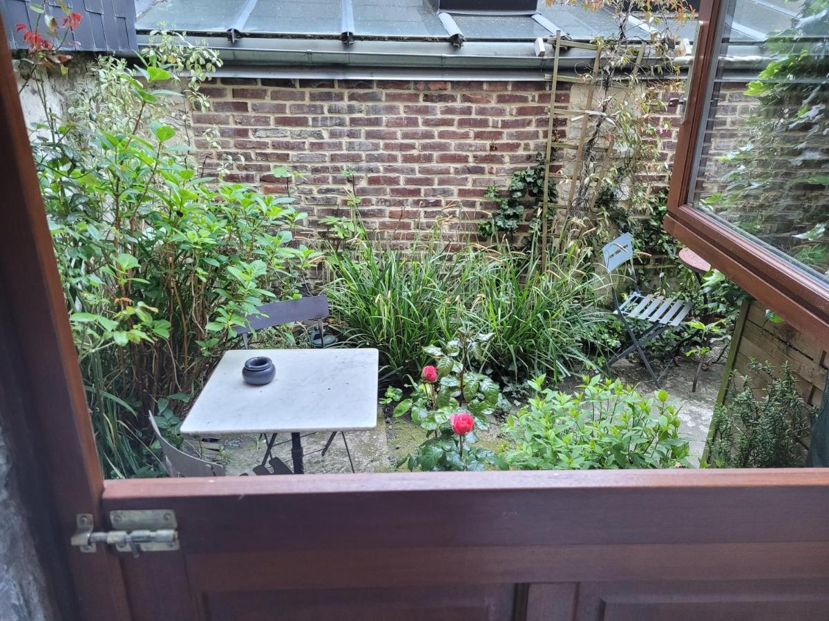 My Little Garden -Parking Gratuit 500M -Coeur Historique -La Clef De Honfleur Apartment Bagian luar foto